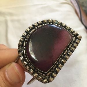 Purple stone bracelet